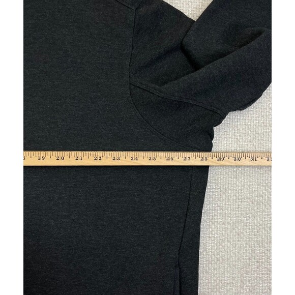 Duluth Trading Henley Sweater Sweatshirt Mens 2XL Black Long Sleeve Side Pockets - Picture 6 of 7